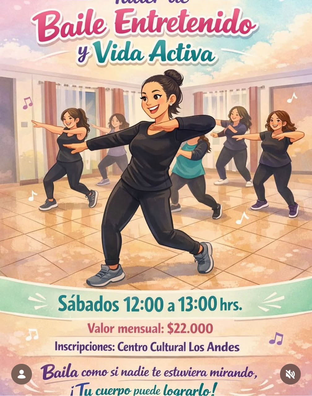 Taller de Baile Entretenido y Vida Activa