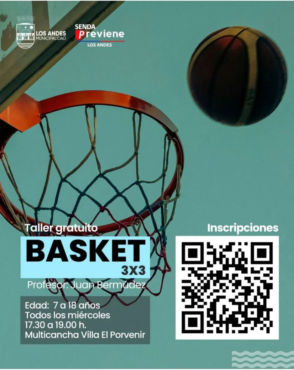 Taller gratuito de Básquet 3x3