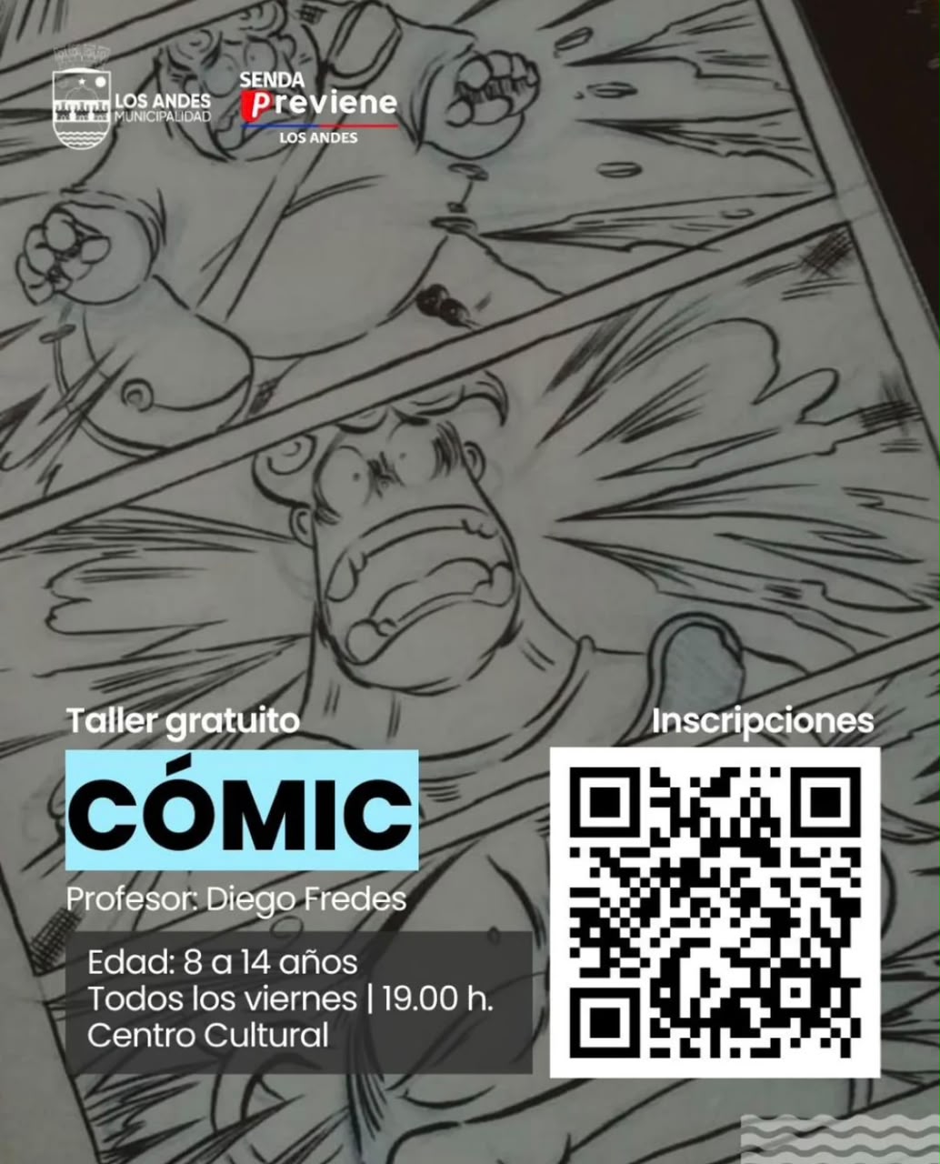 Taller gratuito de Cómic